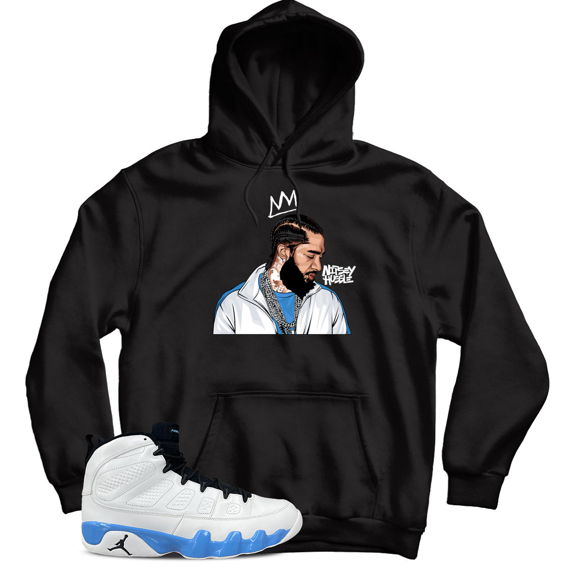 Jordan 9 Powder Blue hoodie