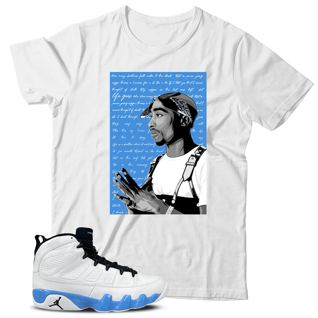 Jordan 9 Powder Blue shirt