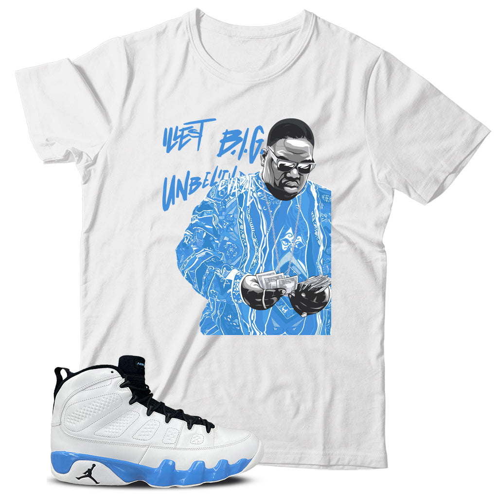 Jordan 9 Powder Blue shirt