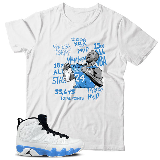 Jordan 9 Powder Blue shirt