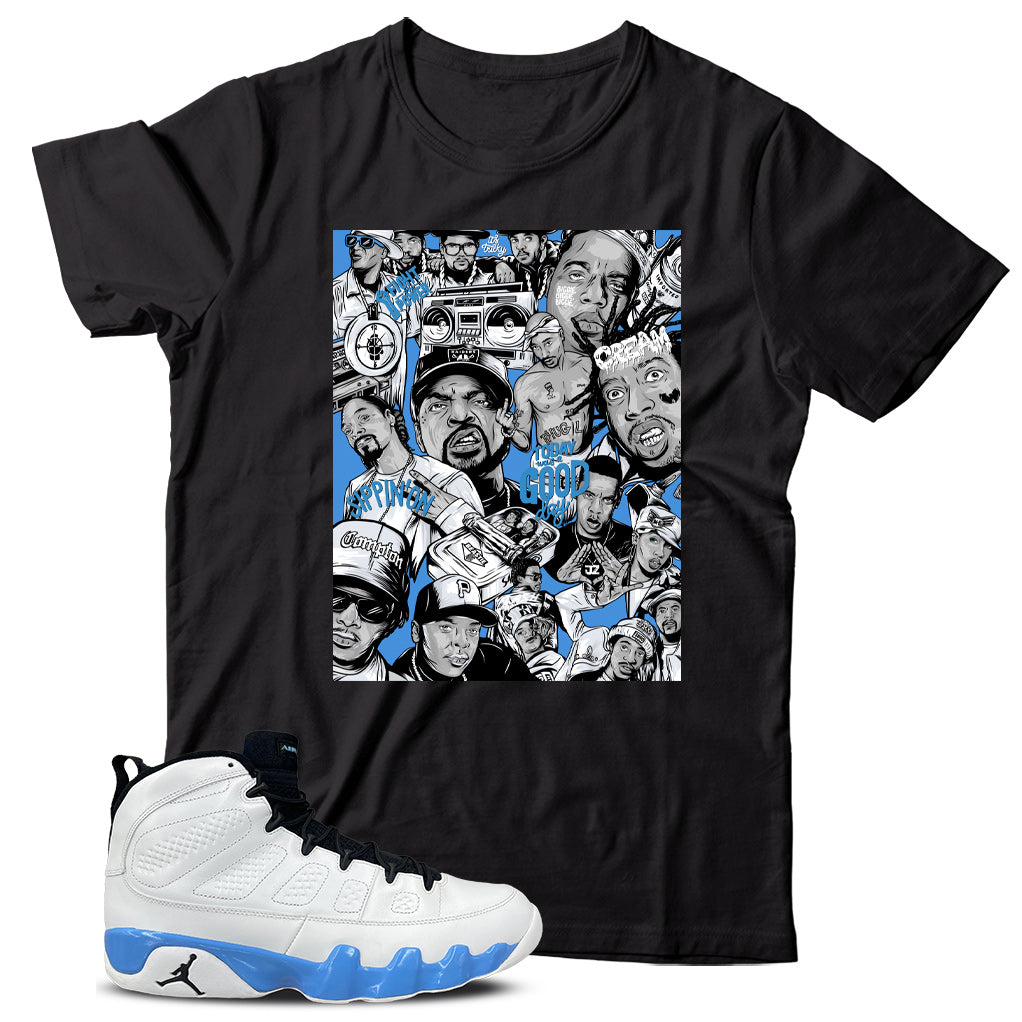 Shirt Match Jordan 9 Powder Blue