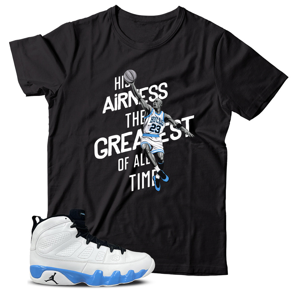 Jordan 9 Powder Blue shirt