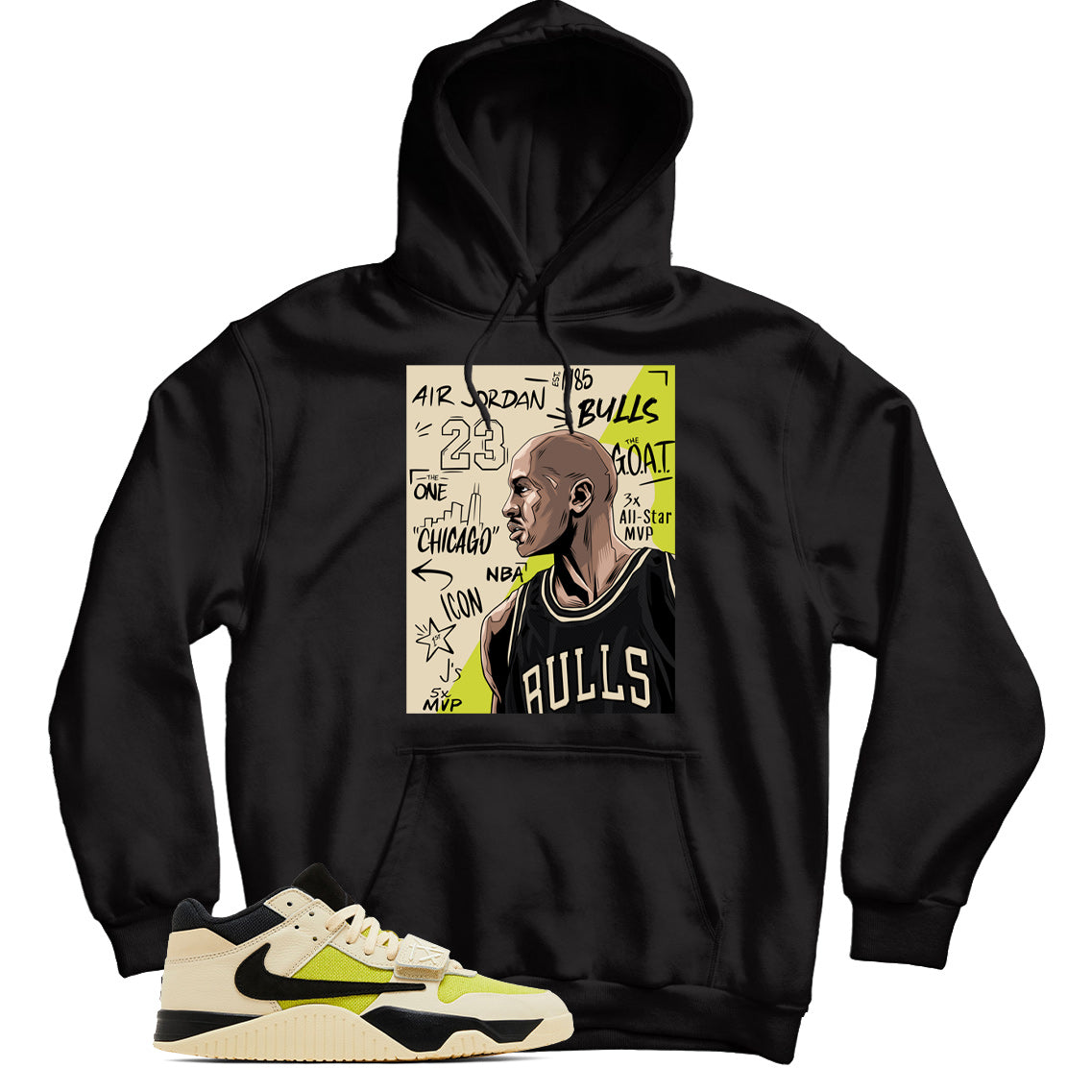 Jordan Jumpman Jack Travis Scott Bright Cactus hoodie
