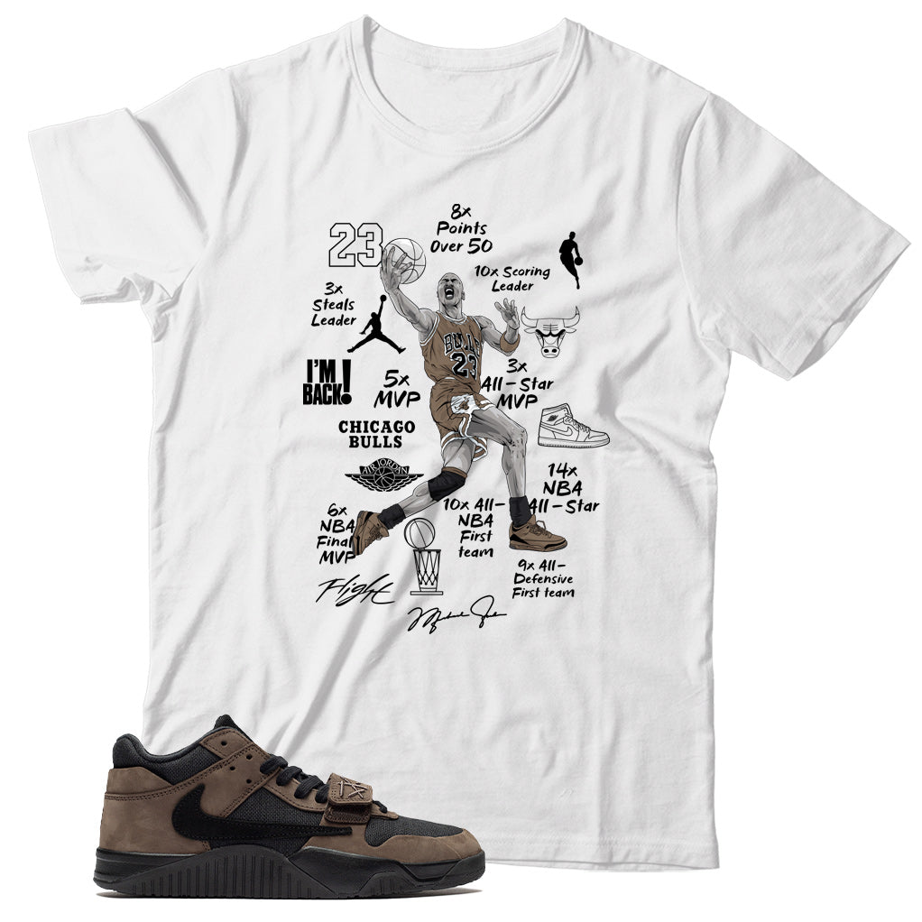 Jordan Jumpman Travis Scott Mocha shirt