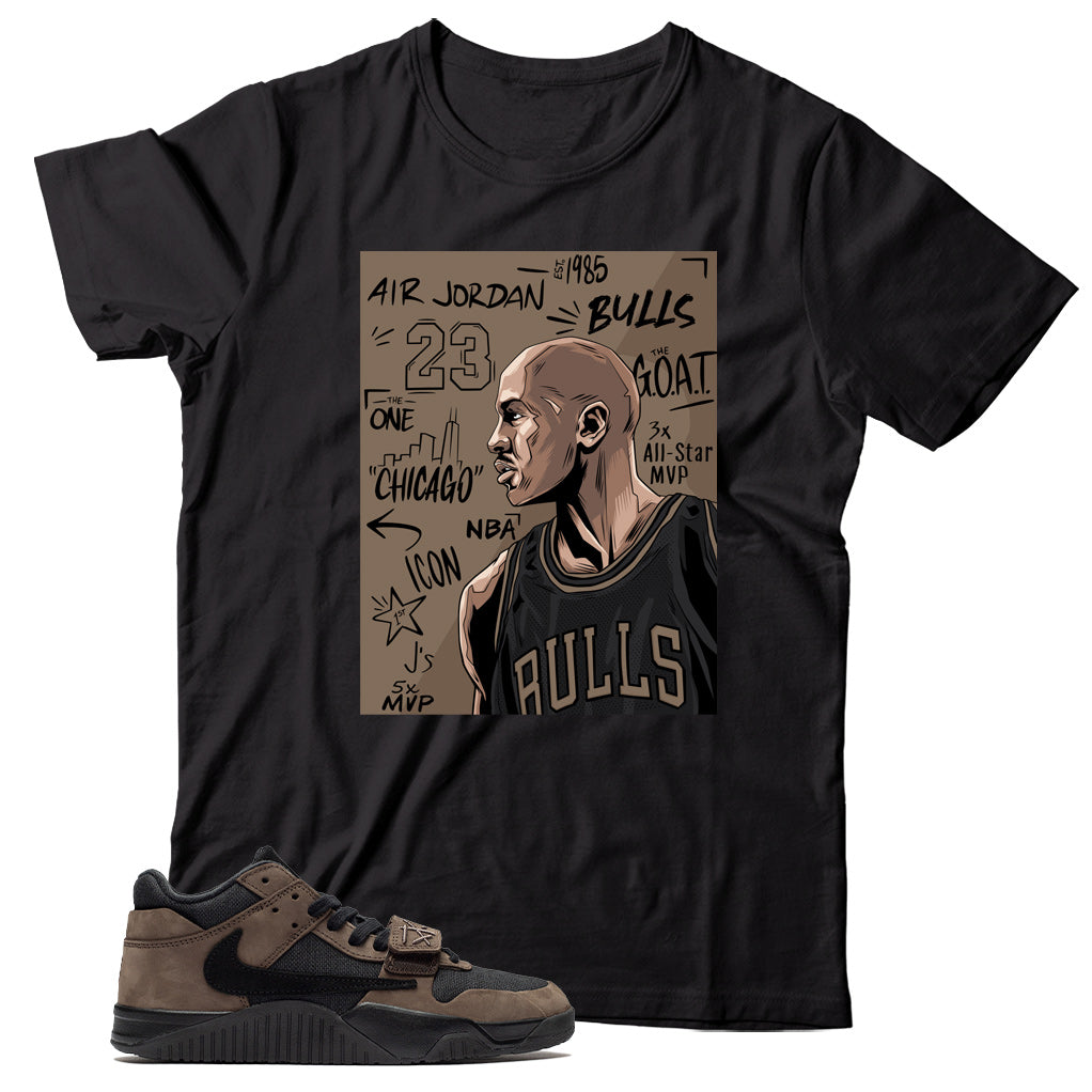 Jordan Jumpman Travis Scott Mocha shirt