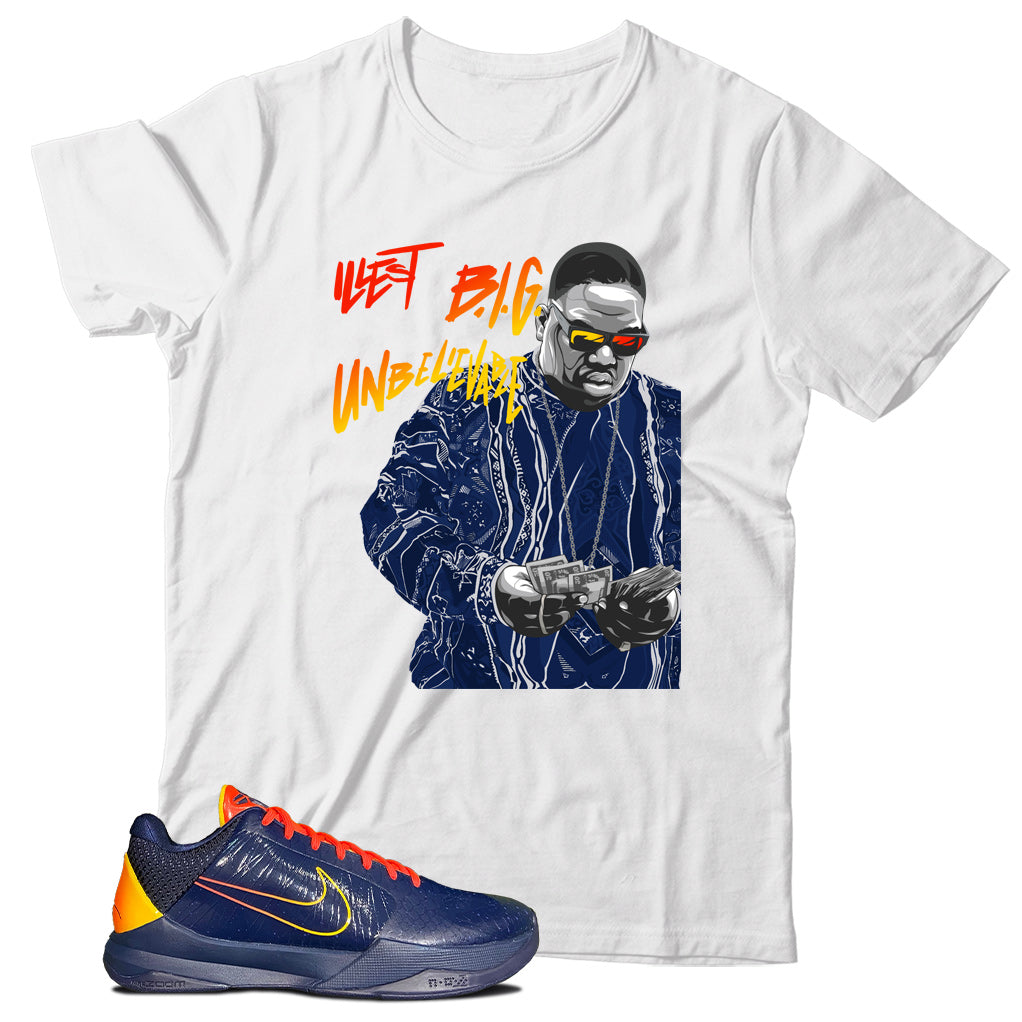 Kobe 5 Protro Indiana Fever shirt