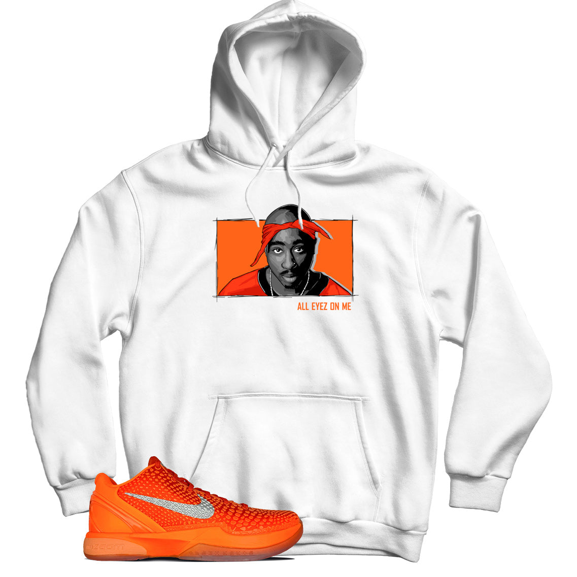 Hoodie Match Nike Kobe 6 Protro Total Orange