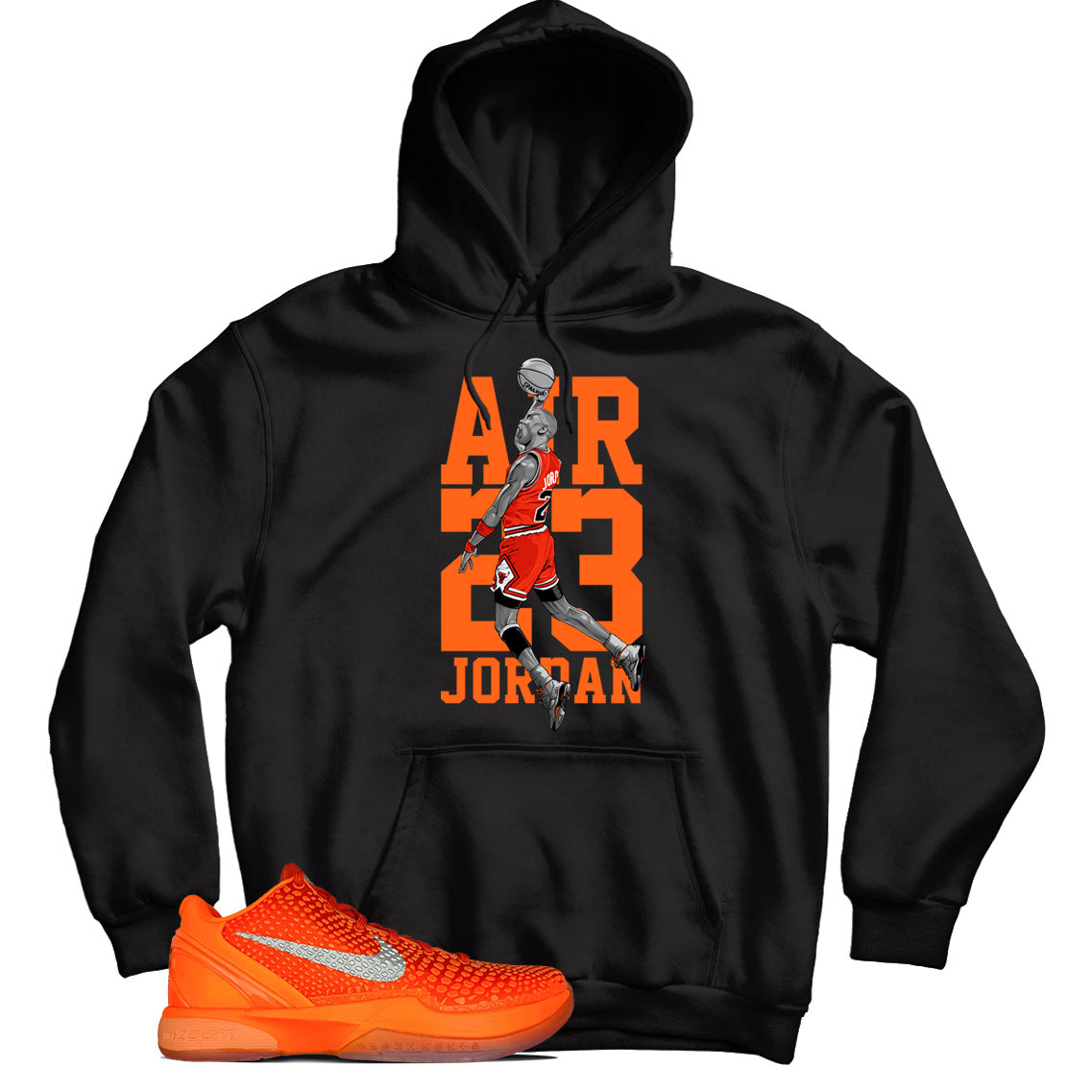 Nike Kobe 6 Protro Total Orange Hoodie