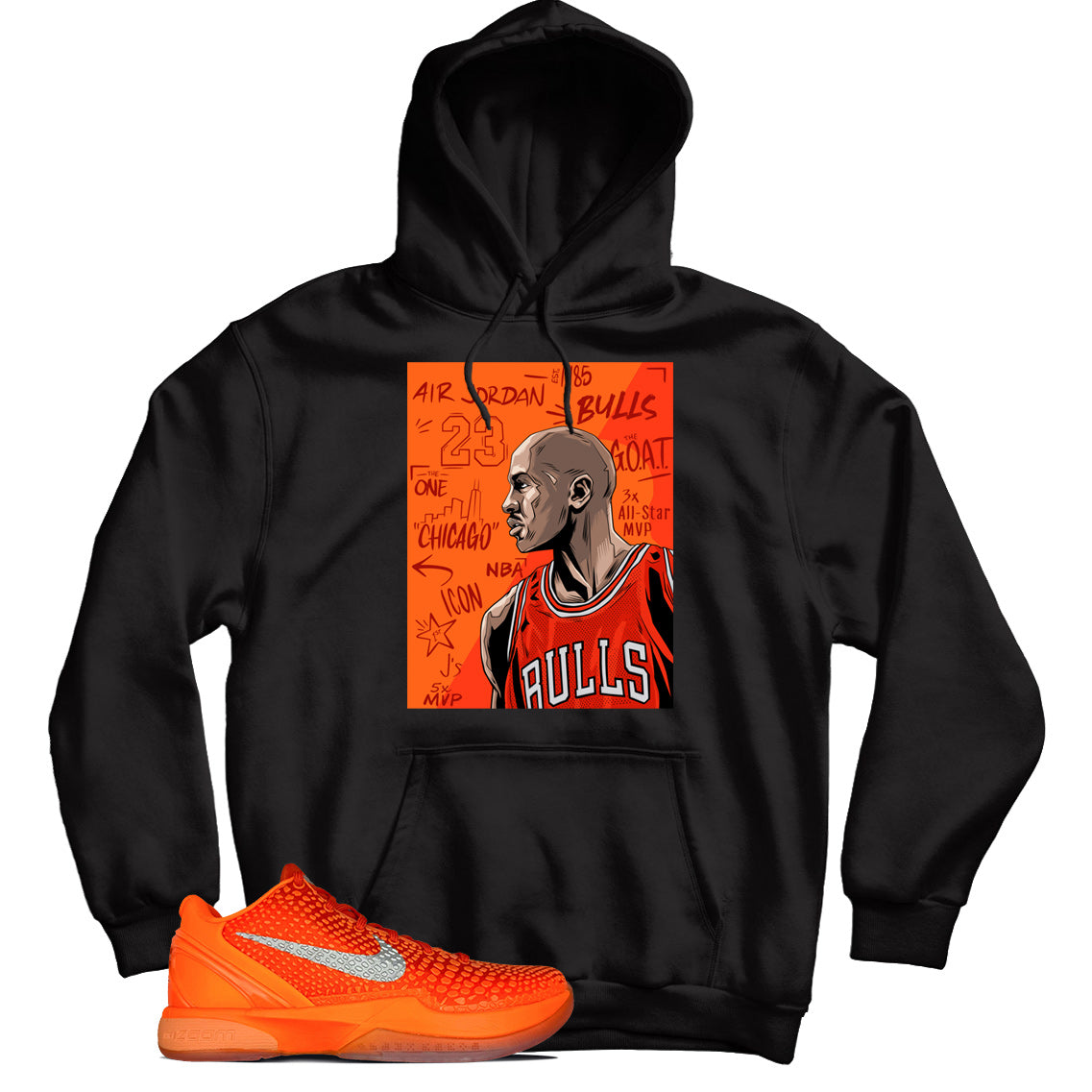 Kobe 6 Protro Total Orange Hoodie