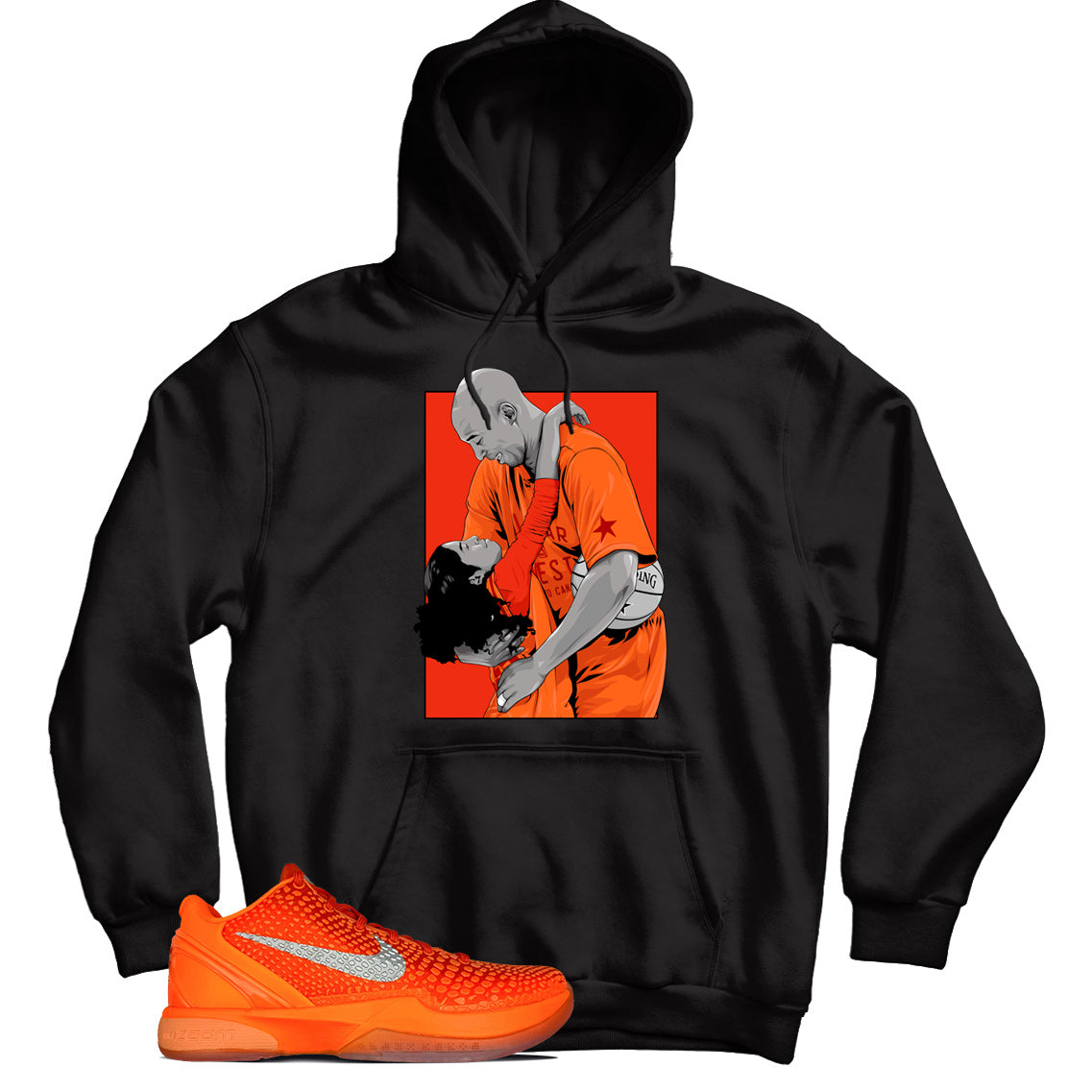Hoodie Match Nike Kobe 6 Protro Total Orange