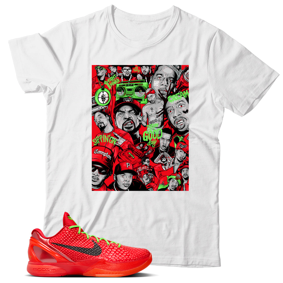 Kobe 6 Protro Grinch shirt