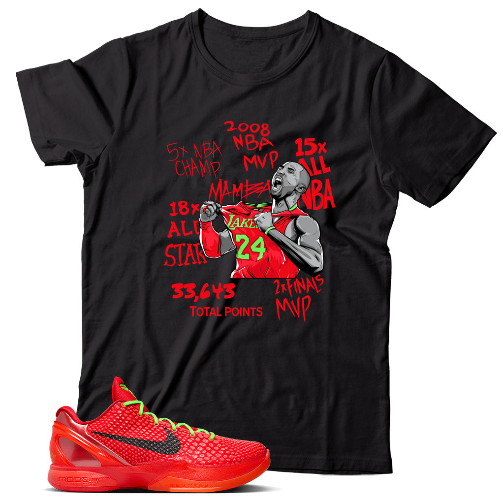 Kobe 6 Protro Grinch shirt