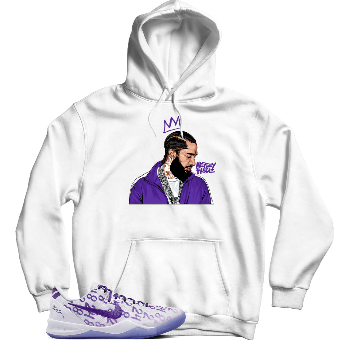 Kobe 8 Court Purple hoodie