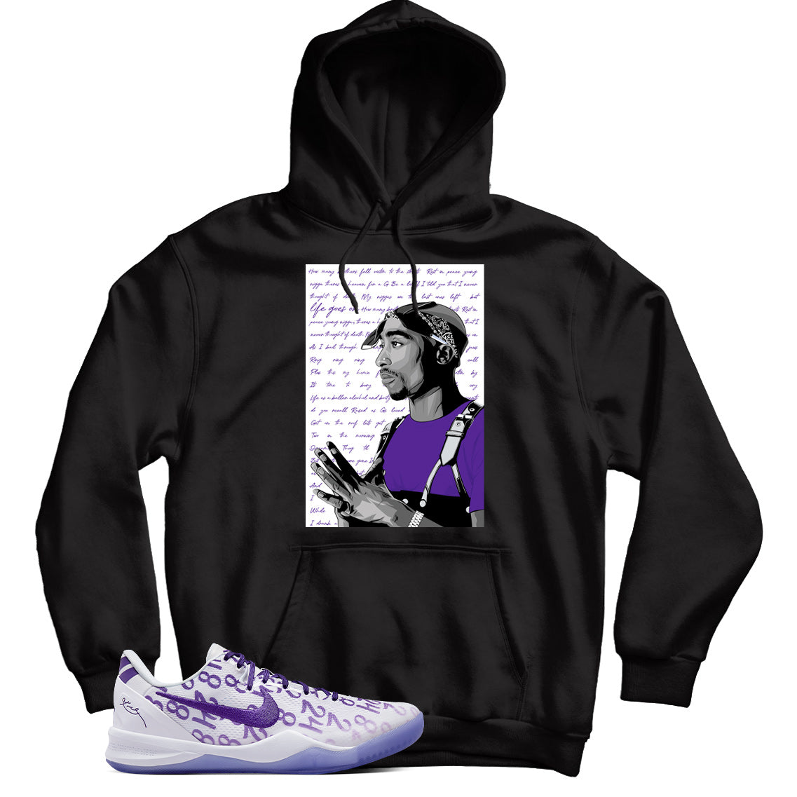 Kobe 8 Court Purple hoodie