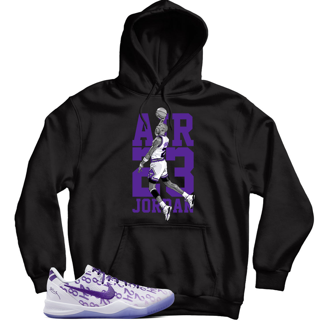 Kobe 8 Court Purple hoodie