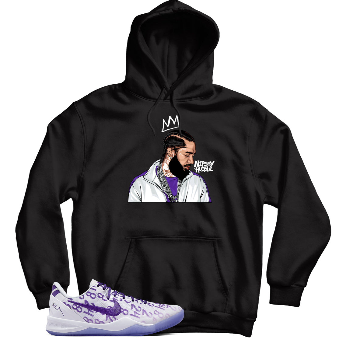 Kobe 8 Court Purple hoodie