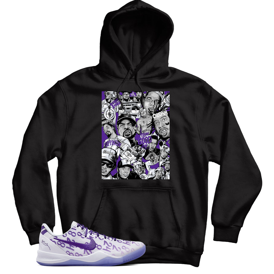 Kobe 8 Protro Court Purple hoodie