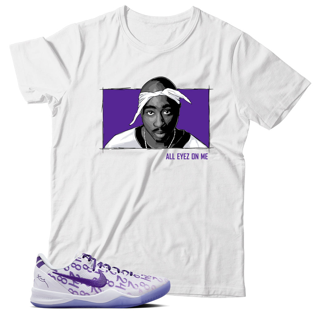 Kobe 8 Protro Court Purple shirt