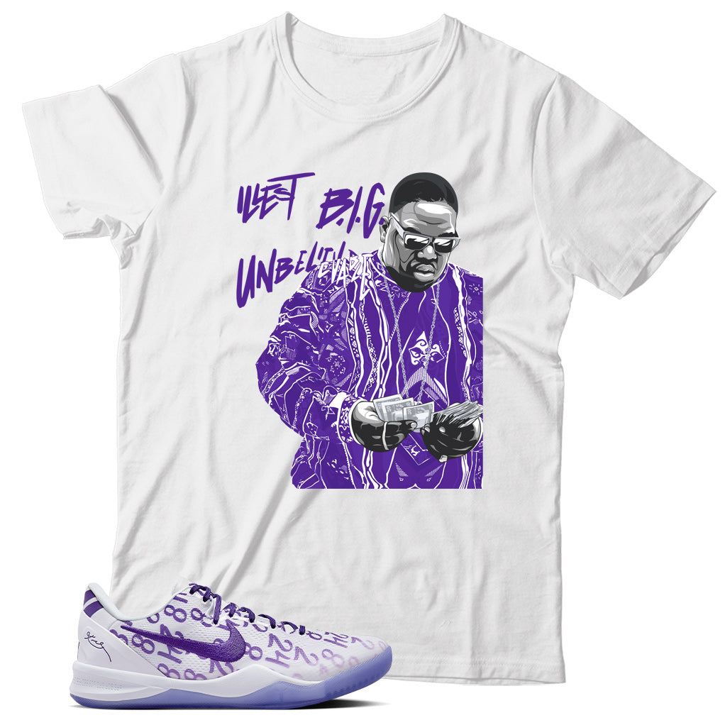 Kobe 8 Court Purple shirt