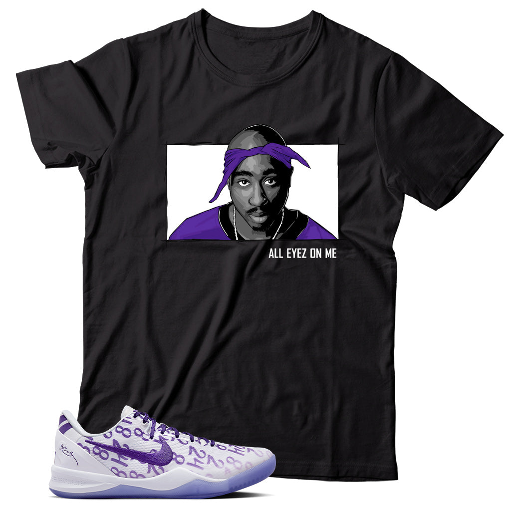 Kobe 8 Protro Court Purple shirt