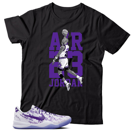 Kobe 8 Court Purple shirt