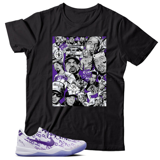 Kobe 8 Protro Court Purple shirt