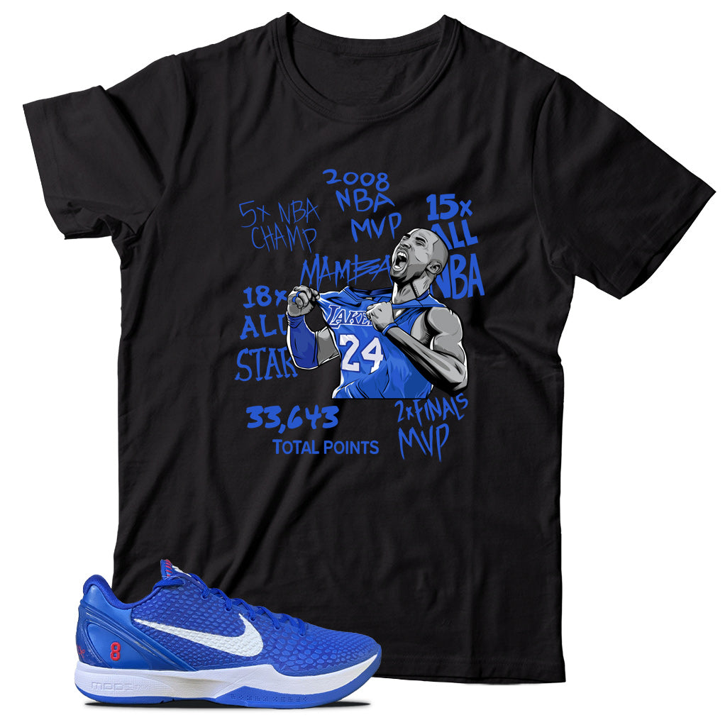 Kobe 6 Protro Dodgers shirt