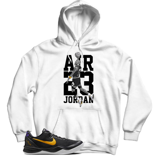 Kobe 8 Protro Lakers Away hoodie