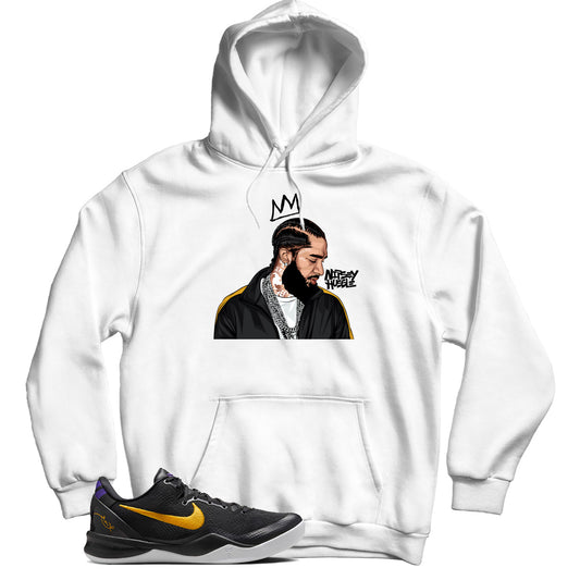 Kobe 8 Protro Lakers Away hoodie
