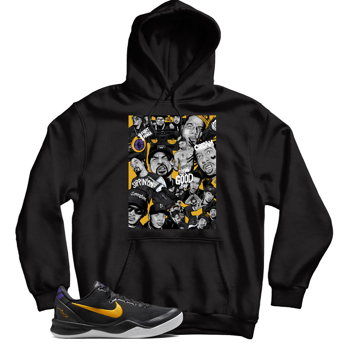 Kobe 8 Protro Lakers Away hoodie