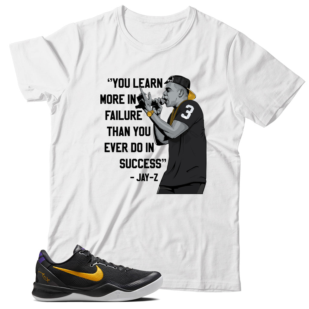 Kobe 8 Protro Lakers Away shirt