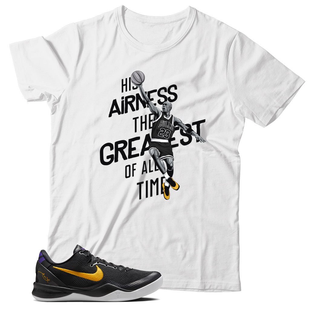 Kobe 8 Protro Lakers Away shirt