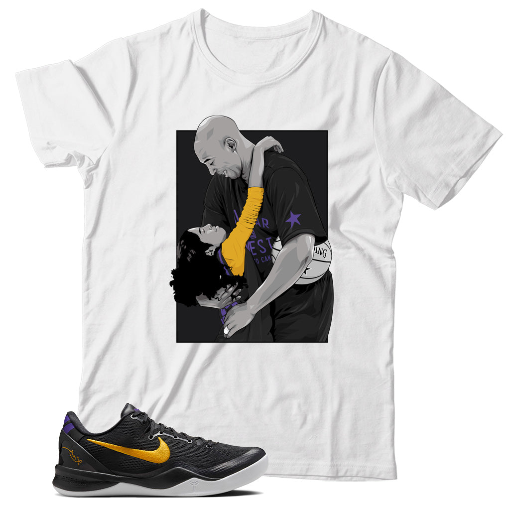 Kobe 8 Protro Lakers Away shirt