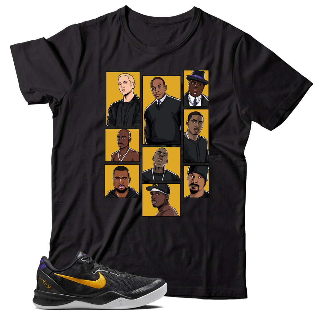 Kobe 8 Protro Lakers Away shirt