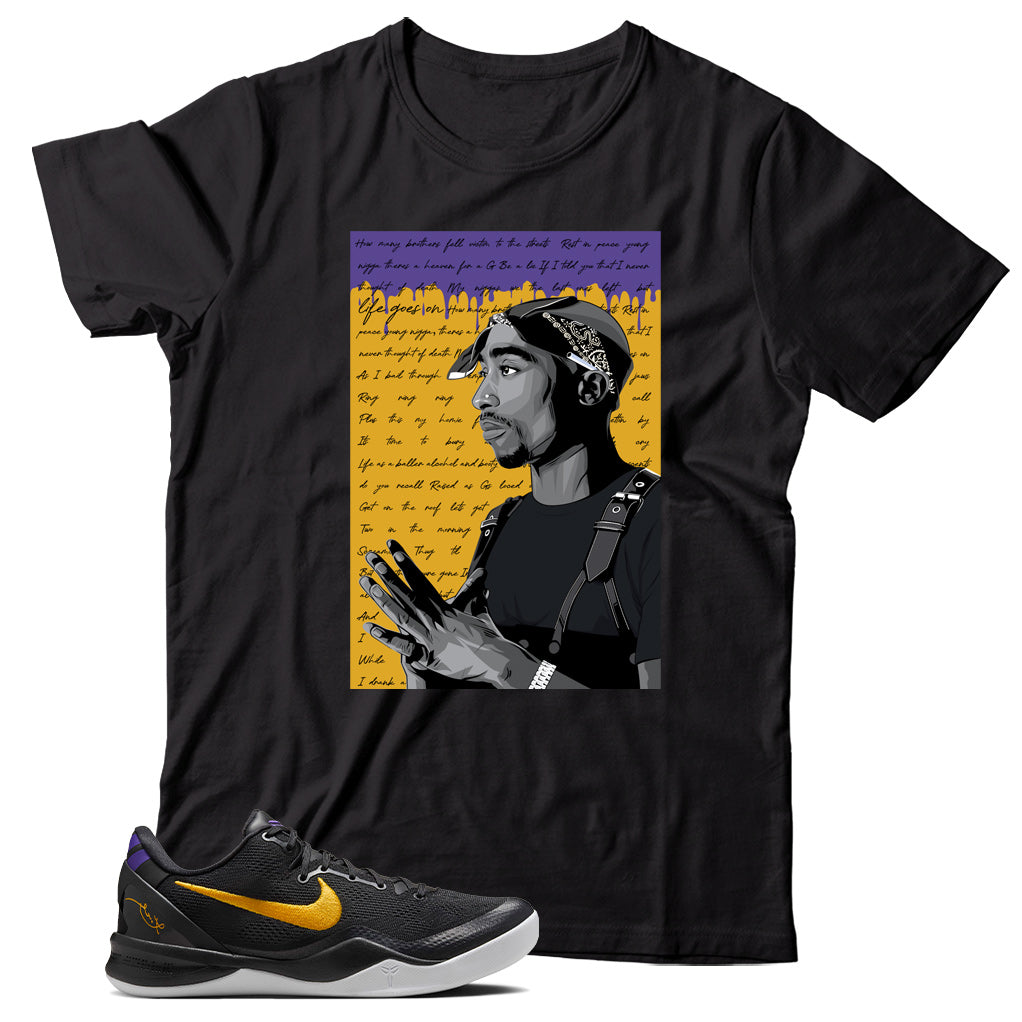 Kobe 8 Protro Lakers Away shirt