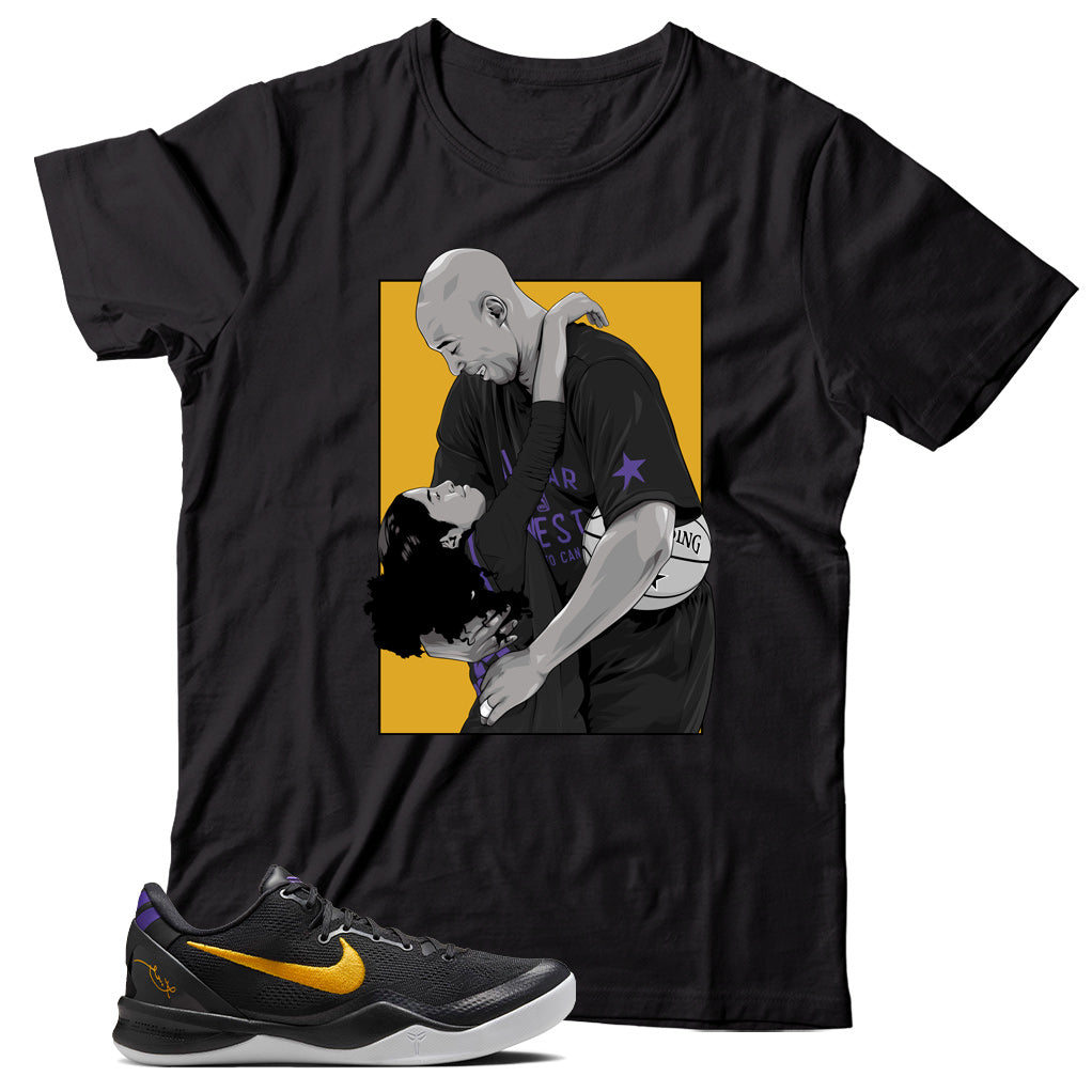 Kobe 8 Protro Lakers Away shirt