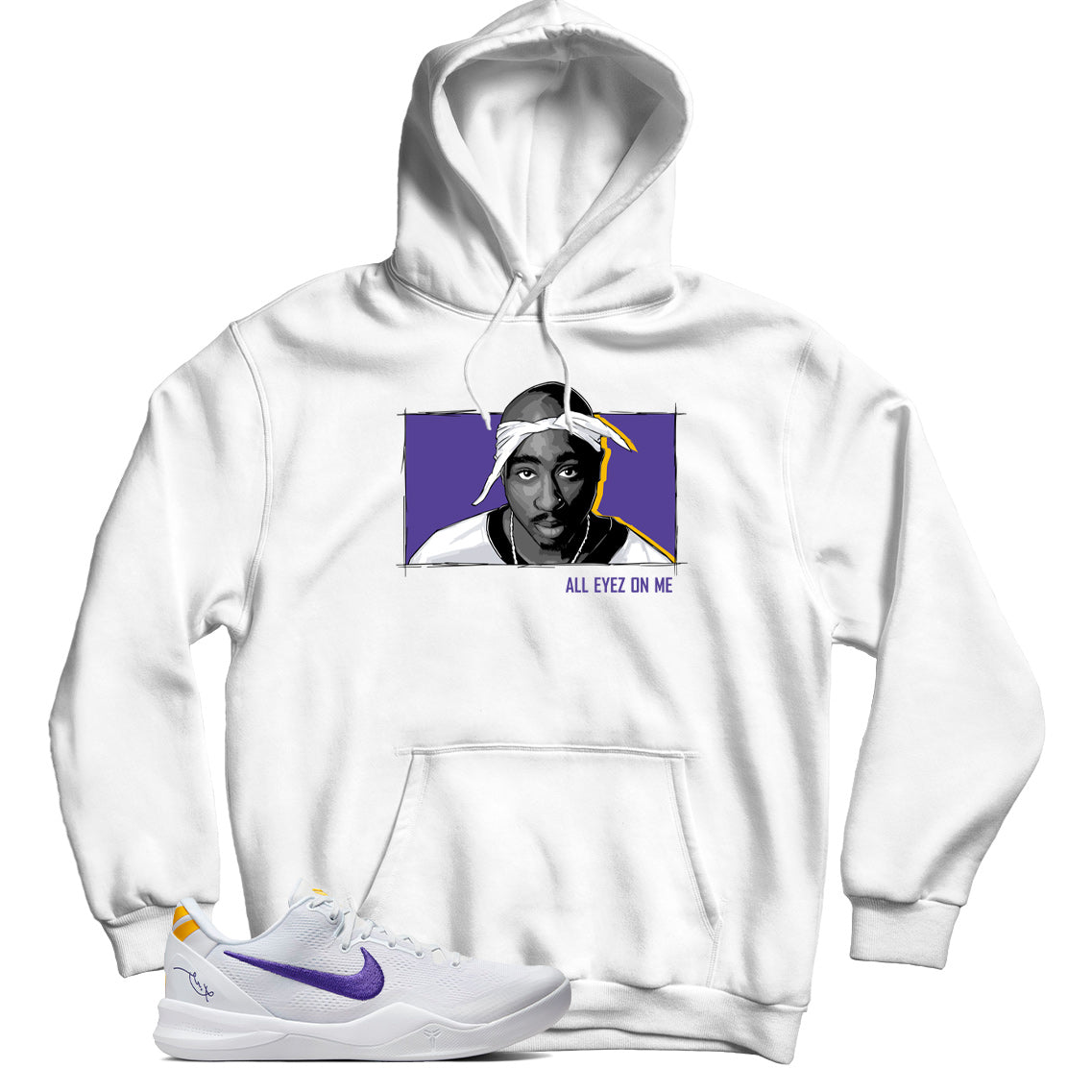 Kobe 8 Protro Lakers Home hoodie