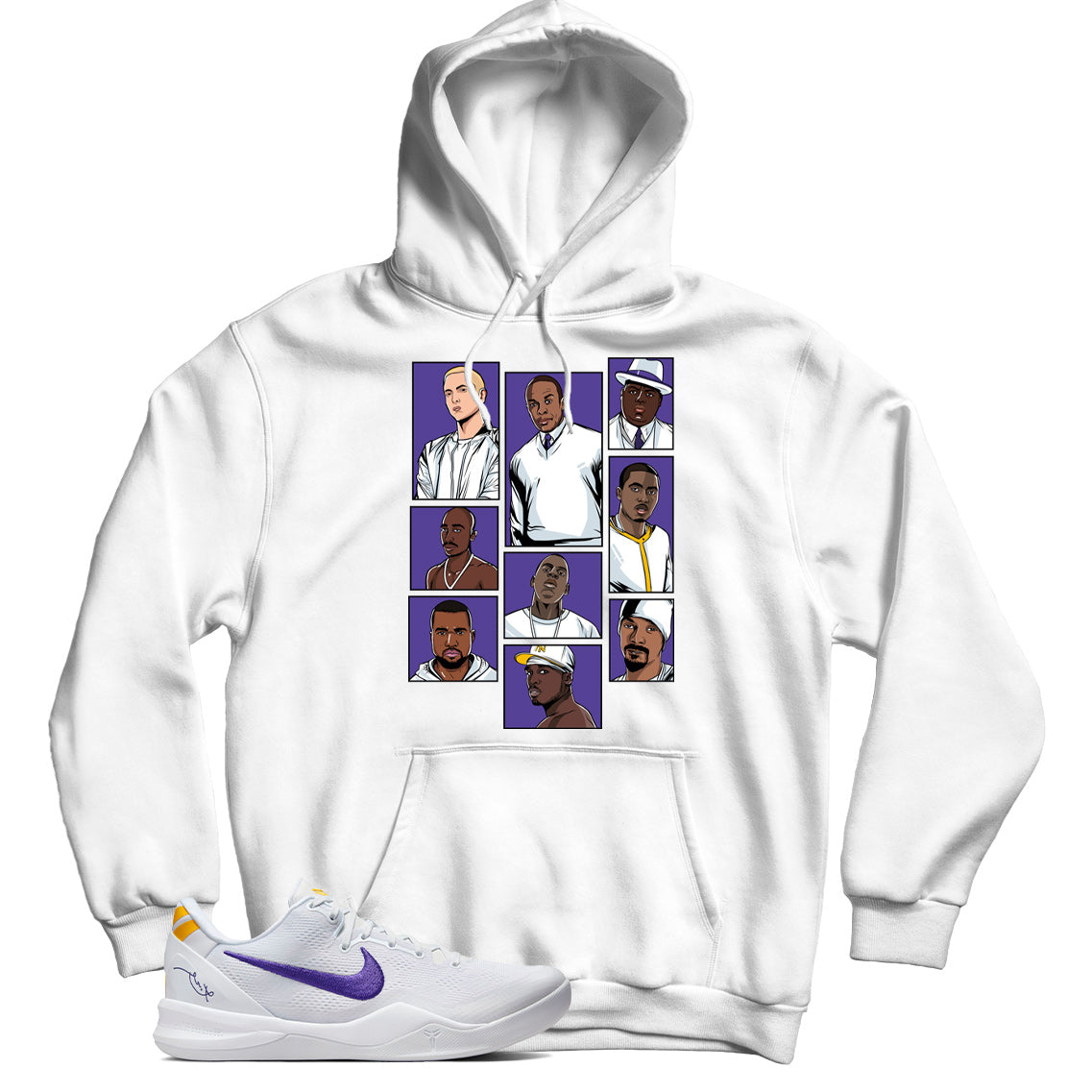 Kobe 8 Protro Lakers Home hoodie