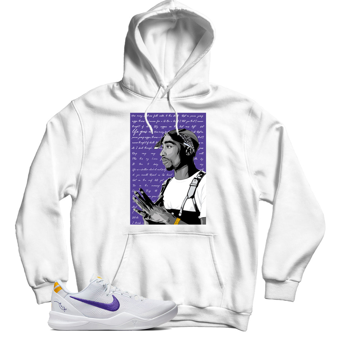 Kobe 8 Protro Lakers Home hoodie