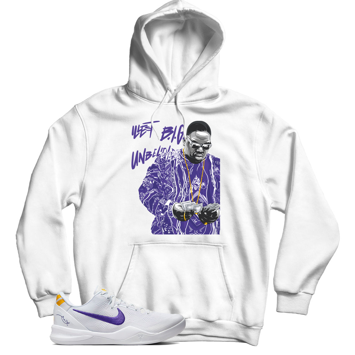 Kobe 8 Protro Lakers Home hoodie