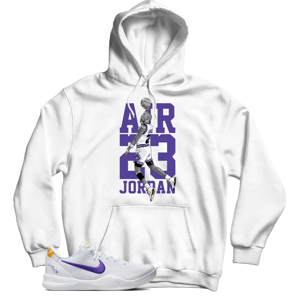 Kobe 8 Protro Lakers Home hoodie