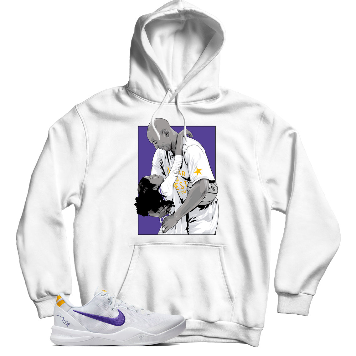 Kobe 8 Protro Lakers Home hoodie