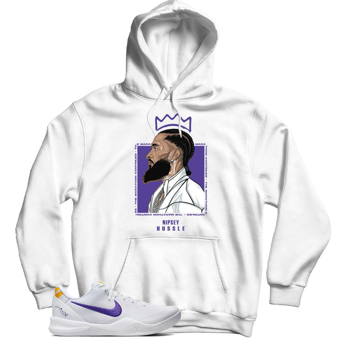 Kobe 8 Protro Lakers Home hoodie