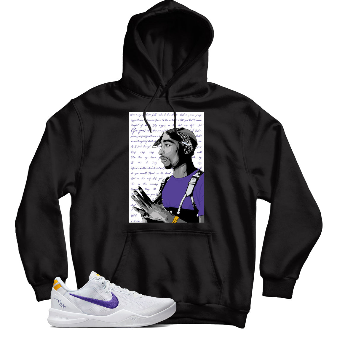 Kobe 8 Protro Lakers Home hoodie