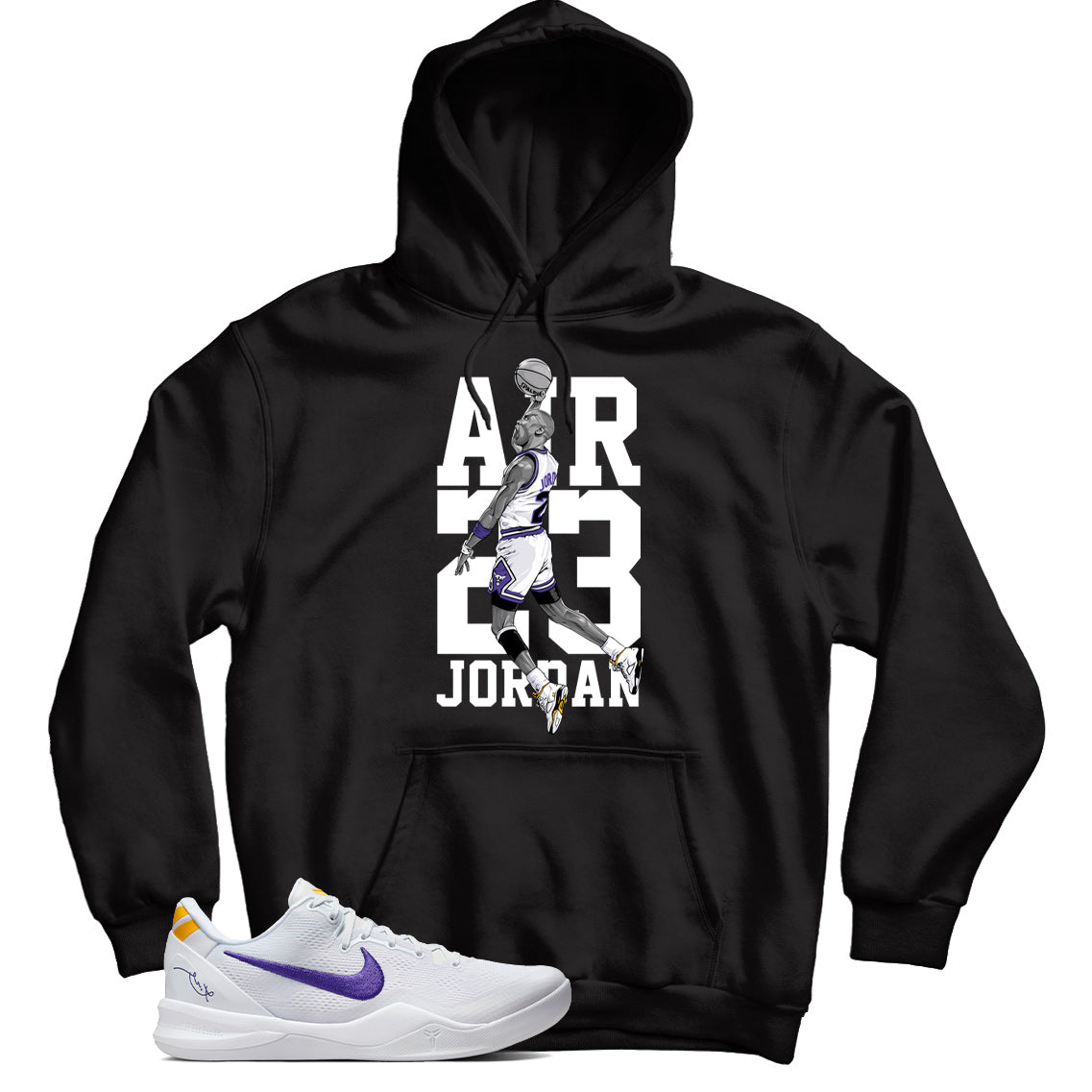 Kobe 8 Protro Lakers Home hoodie