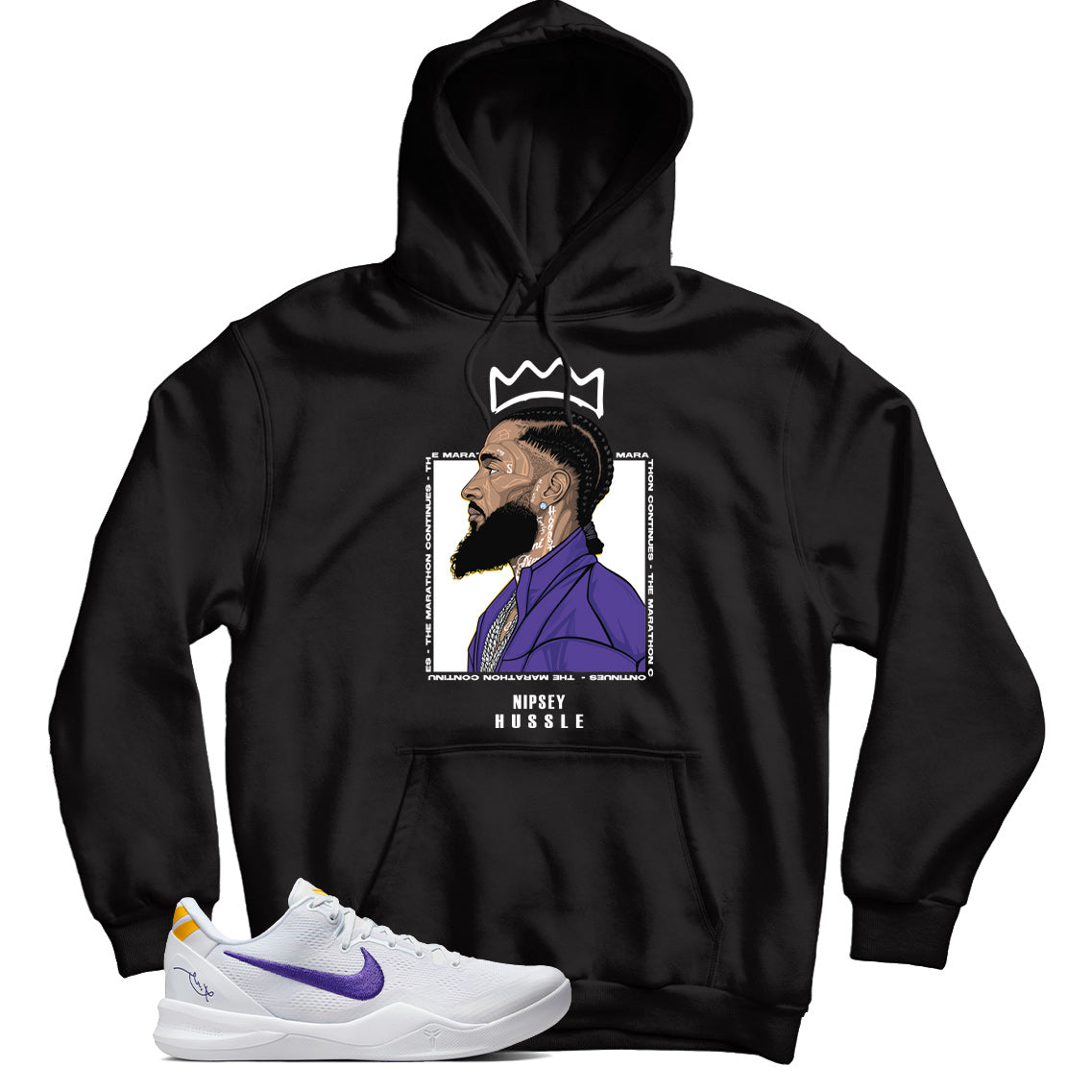 Kobe 8 Protro Lakers Home hoodie