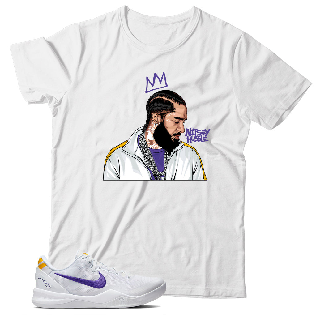 Kobe 8 Protro Lakers Home shirt