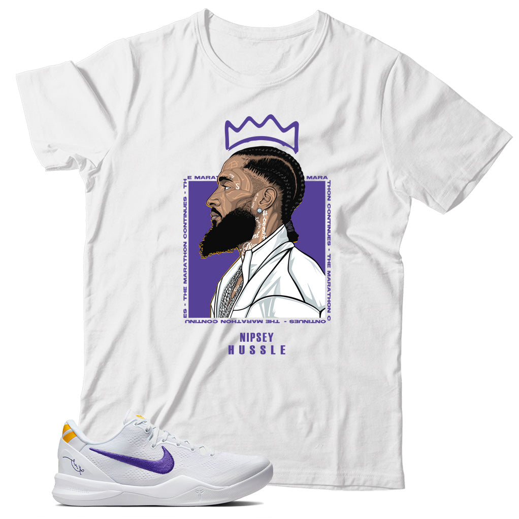 Kobe 8 Protro Lakers Home shirt