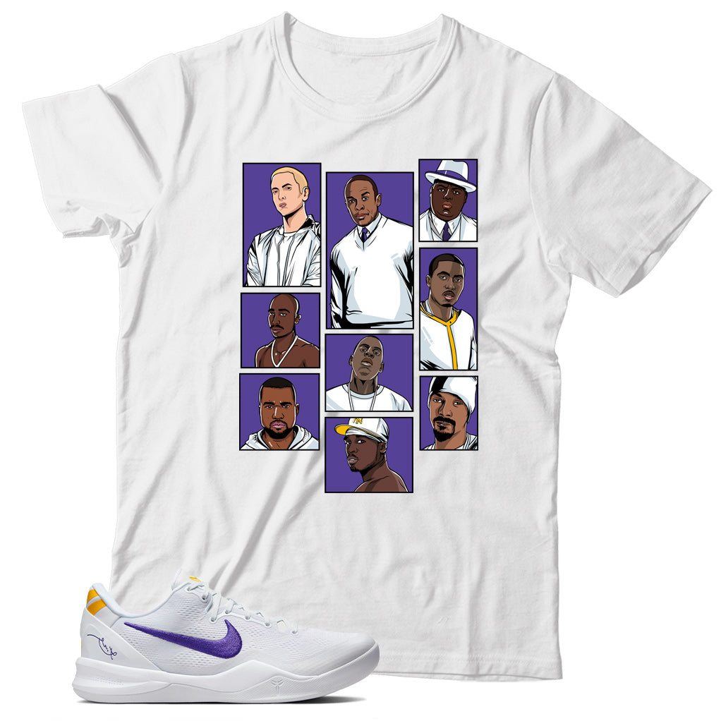 Kobe 8 Protro Lakers Home shirt