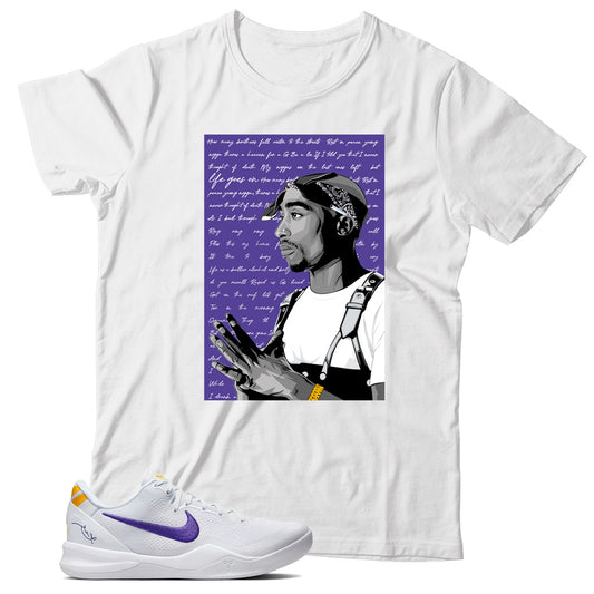 Kobe 8 Protro Lakers Home shirt